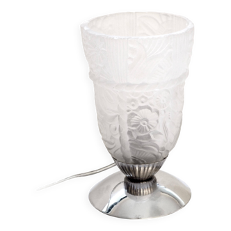 Lampe verrerie art deco