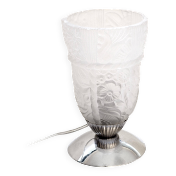 Lampe verrerie art deco