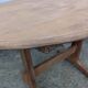 Oval table