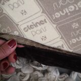 Vintage velvet brown driver, Steiner design 1970