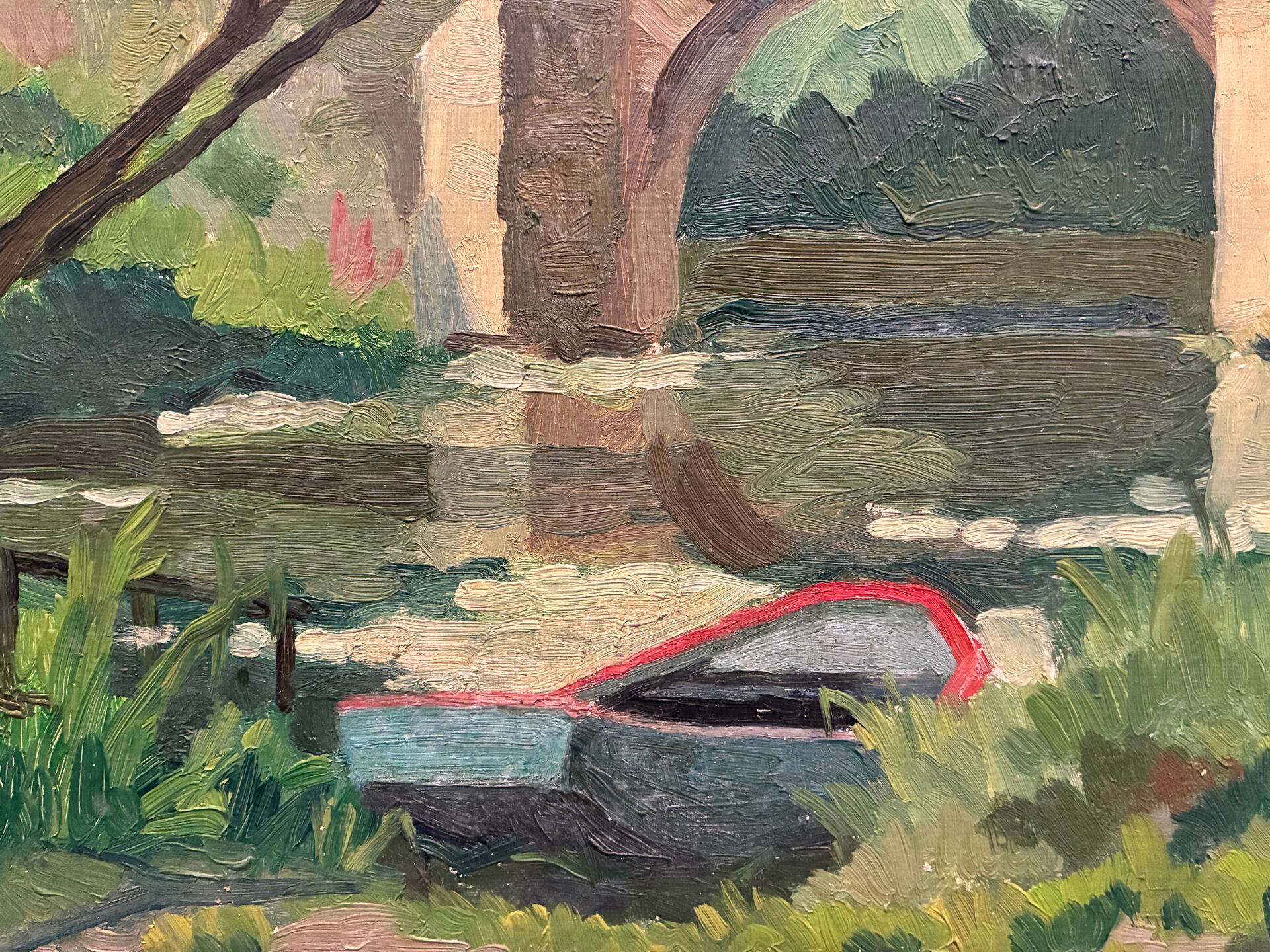 Landscape signed Dupont 20th century
