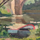 Landscape signed Dupont 20th century