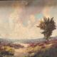 Paysage "Bruyère en fleurs". H.J. Pauwels