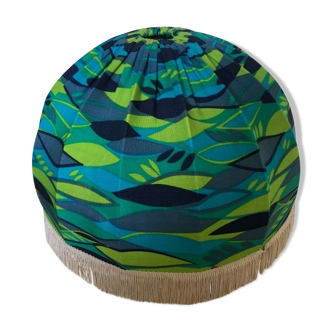 Day lamp for vintage blue and green fabric ceiling lamp