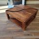 Table basse en 2 parties, vers 1970