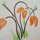 Badonviller Lunéville k&g flat faience plates vintage tulip decor