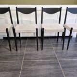 Set of 4 Scandinavian teak chairs, 1970s