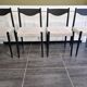 Set of 4 Scandinavian teak chairs, 1970s
