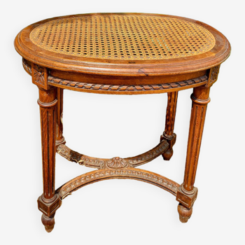 Louis XVI style canned piano stool