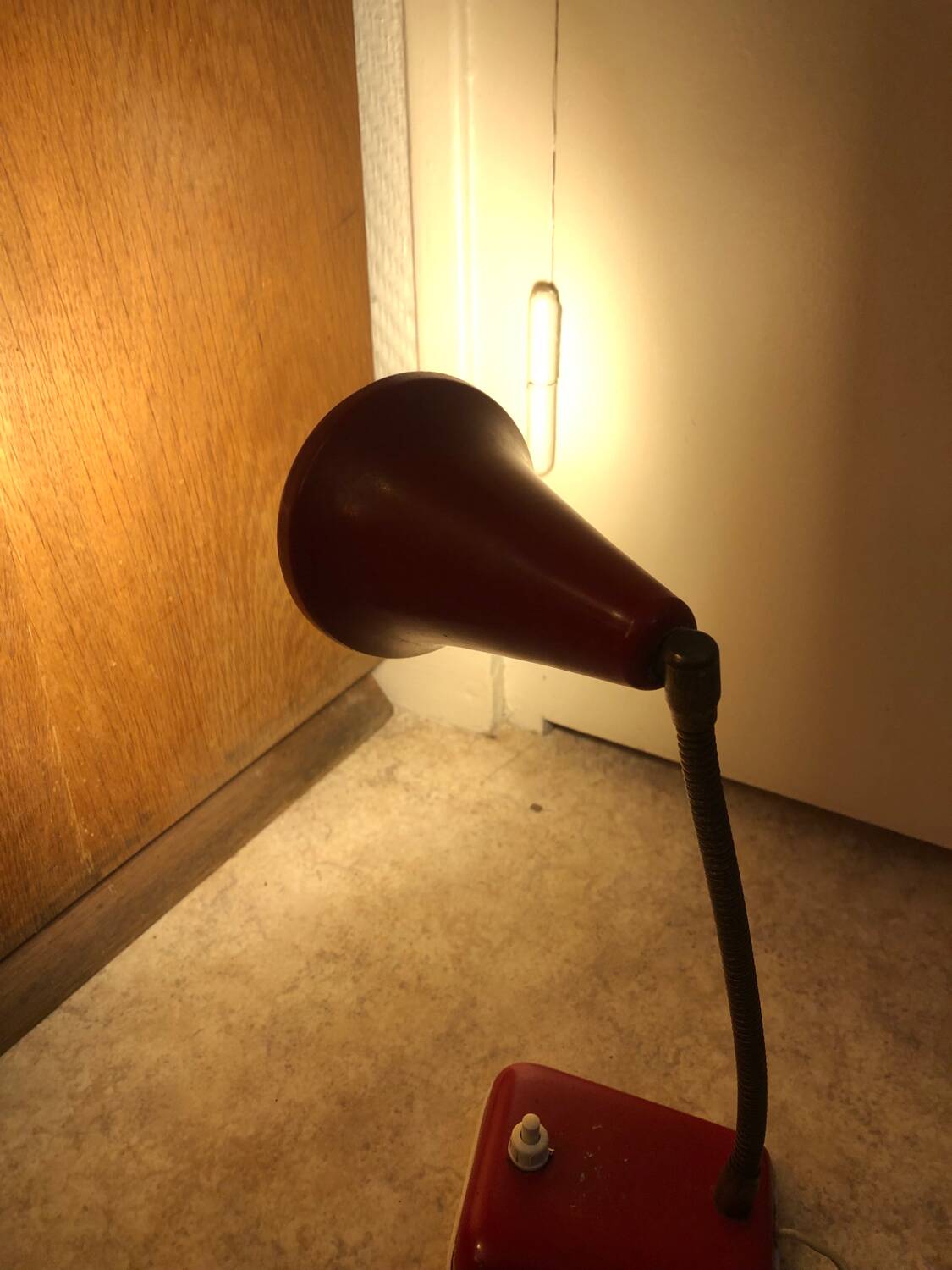 Orange 60s lamp
