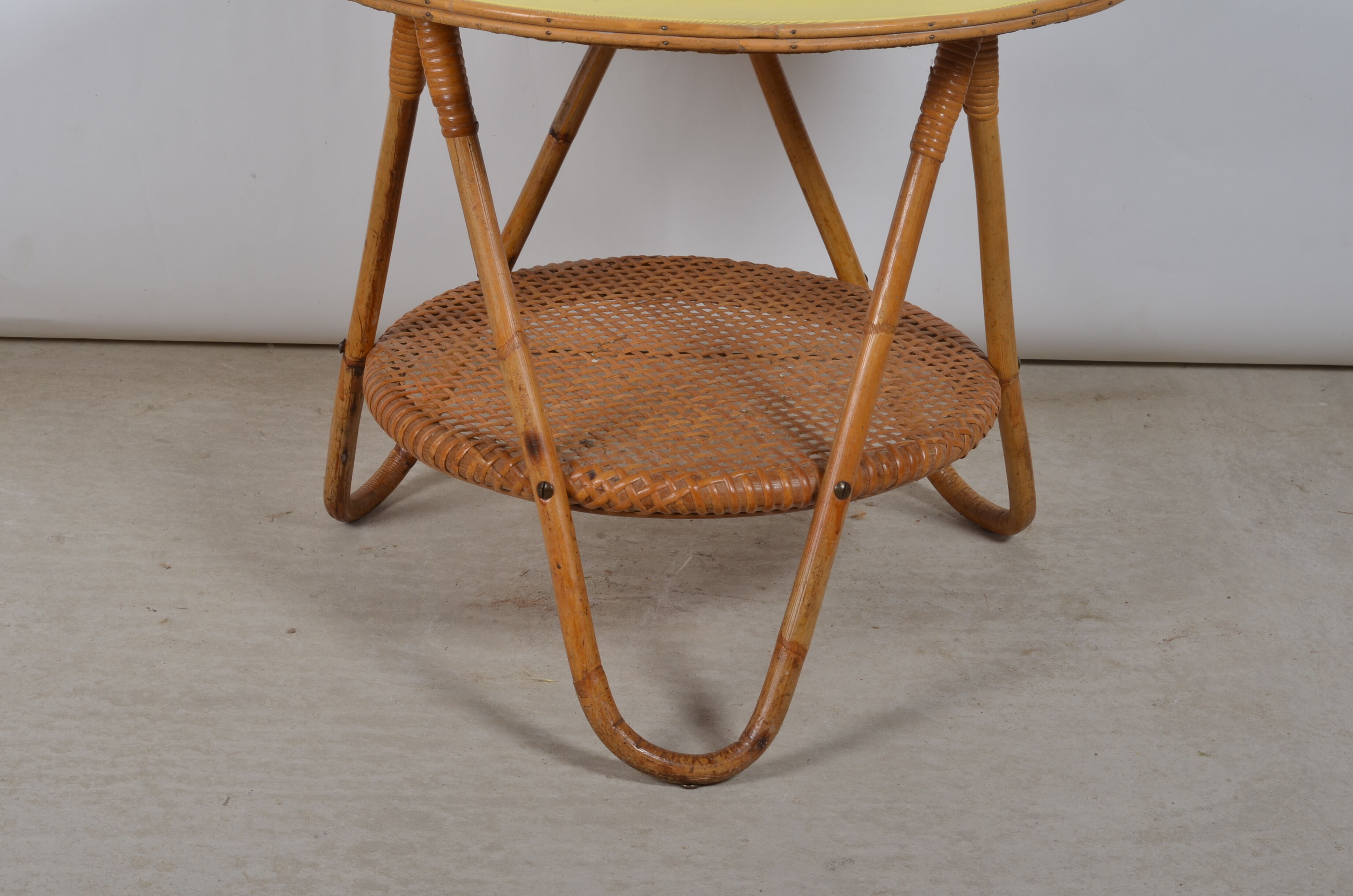 Rattan coffee table
