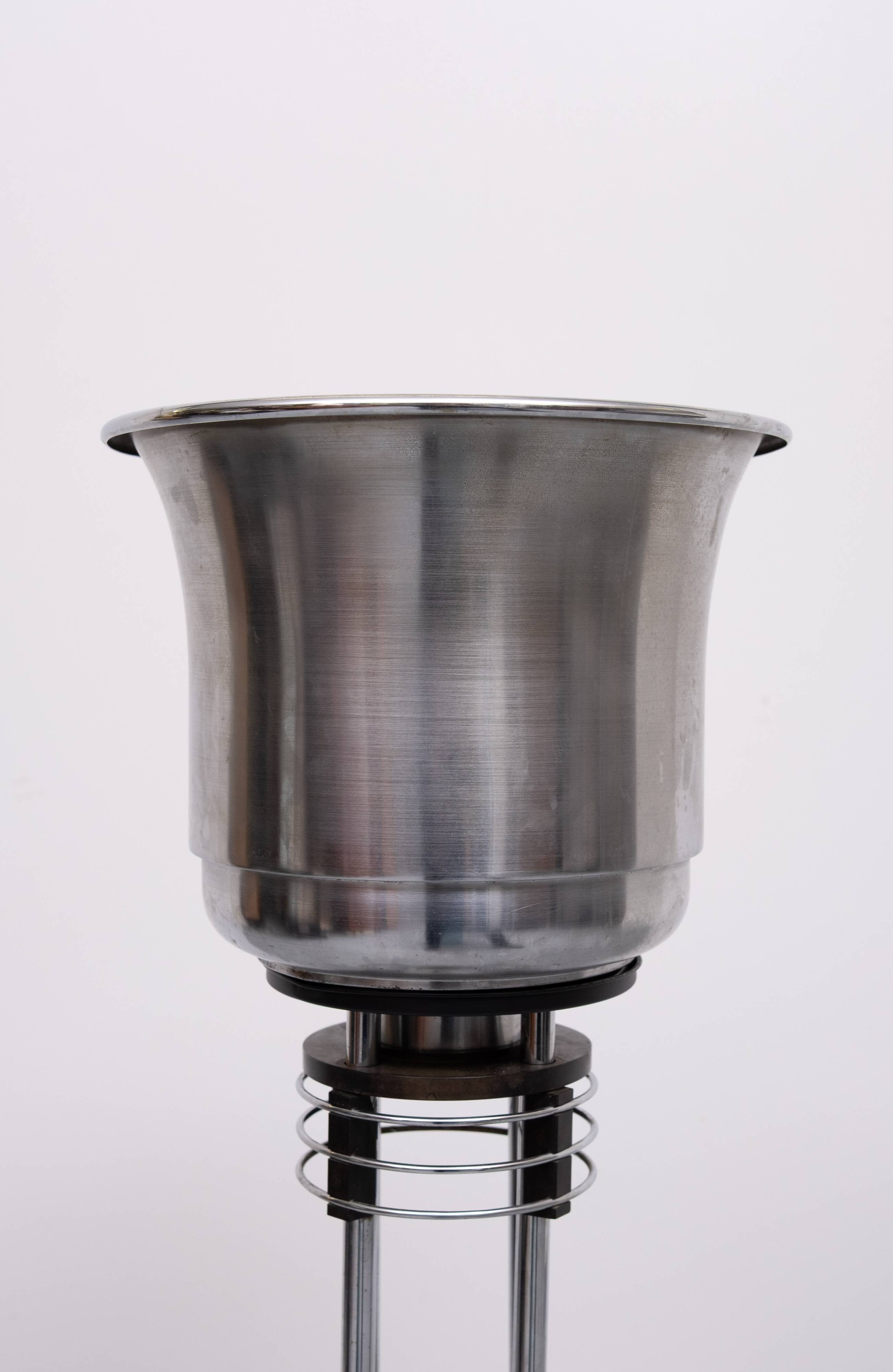 Art Deco plant stand and Umbrella 1930s Demeyere Belgium