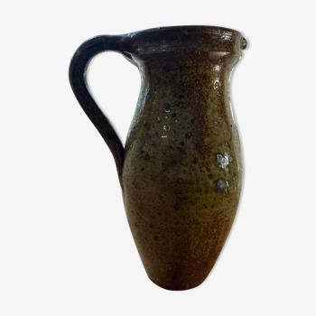 Pitcher in flamed glazed terracotta