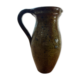 Pitcher in flamed glazed terracotta