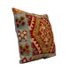 Handmade flatwoven kilim cushion covern- geometric wool cushion- 45x45cm