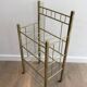 Brass magazine rack