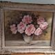 Tableau aquarelle bouquet de Pivoines Madeleine Renaud