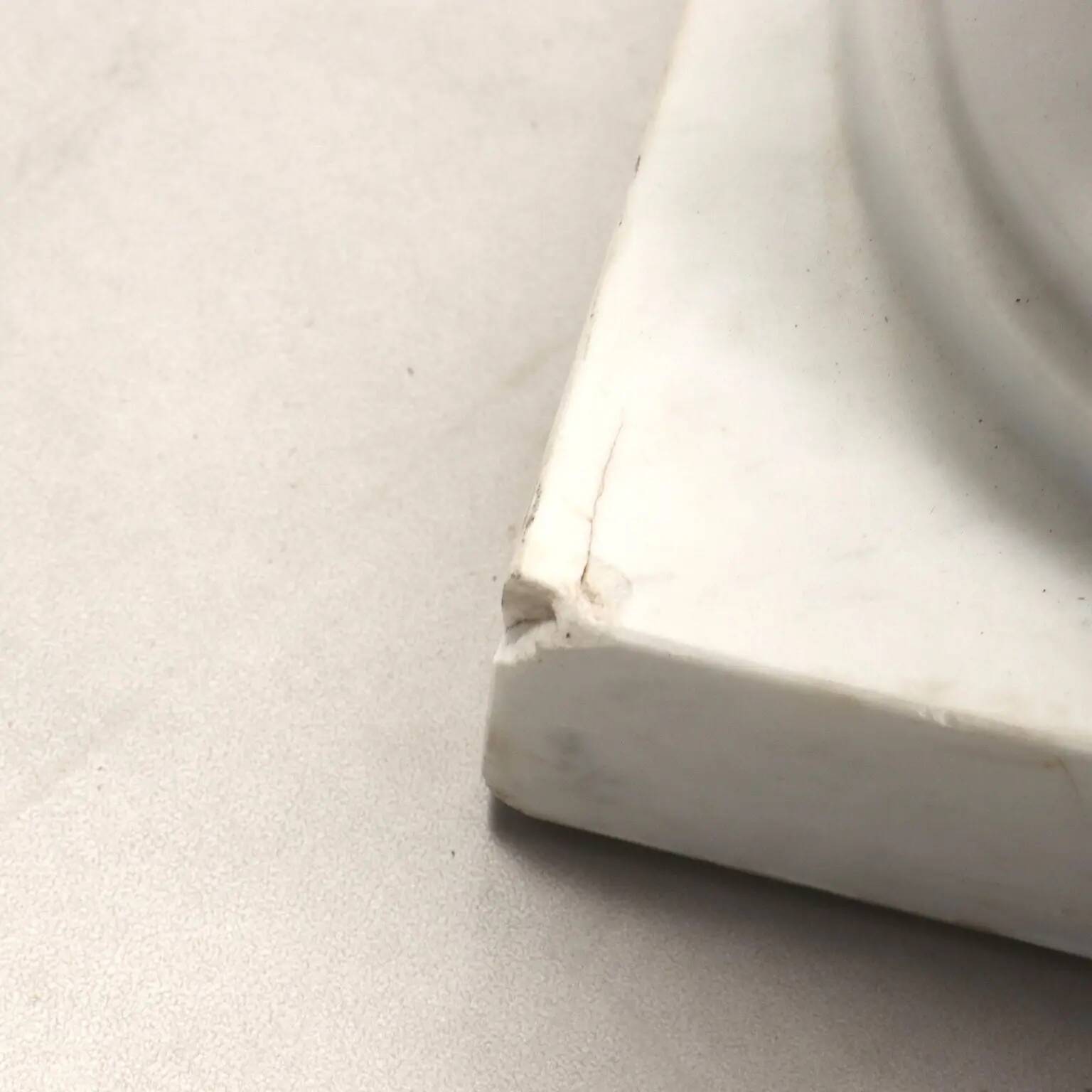 Vase Médicis ancien en marbre de Carrare blanc, Italie, début XXe siècle