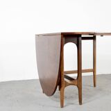 Midcentury Drop Leaf Teak Table. Vintage Modern / Retro / Danish Style.