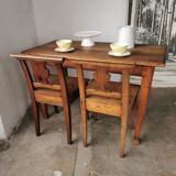 Oak bistro table circa 1900