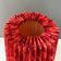 Vintage table lamp with pleated lampshade, mid century interior