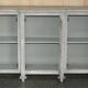 Vintage sideboard with wrought iron doors