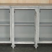 Vintage sideboard with wrought iron doors