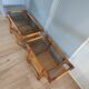 Pair of rattan bedside tables