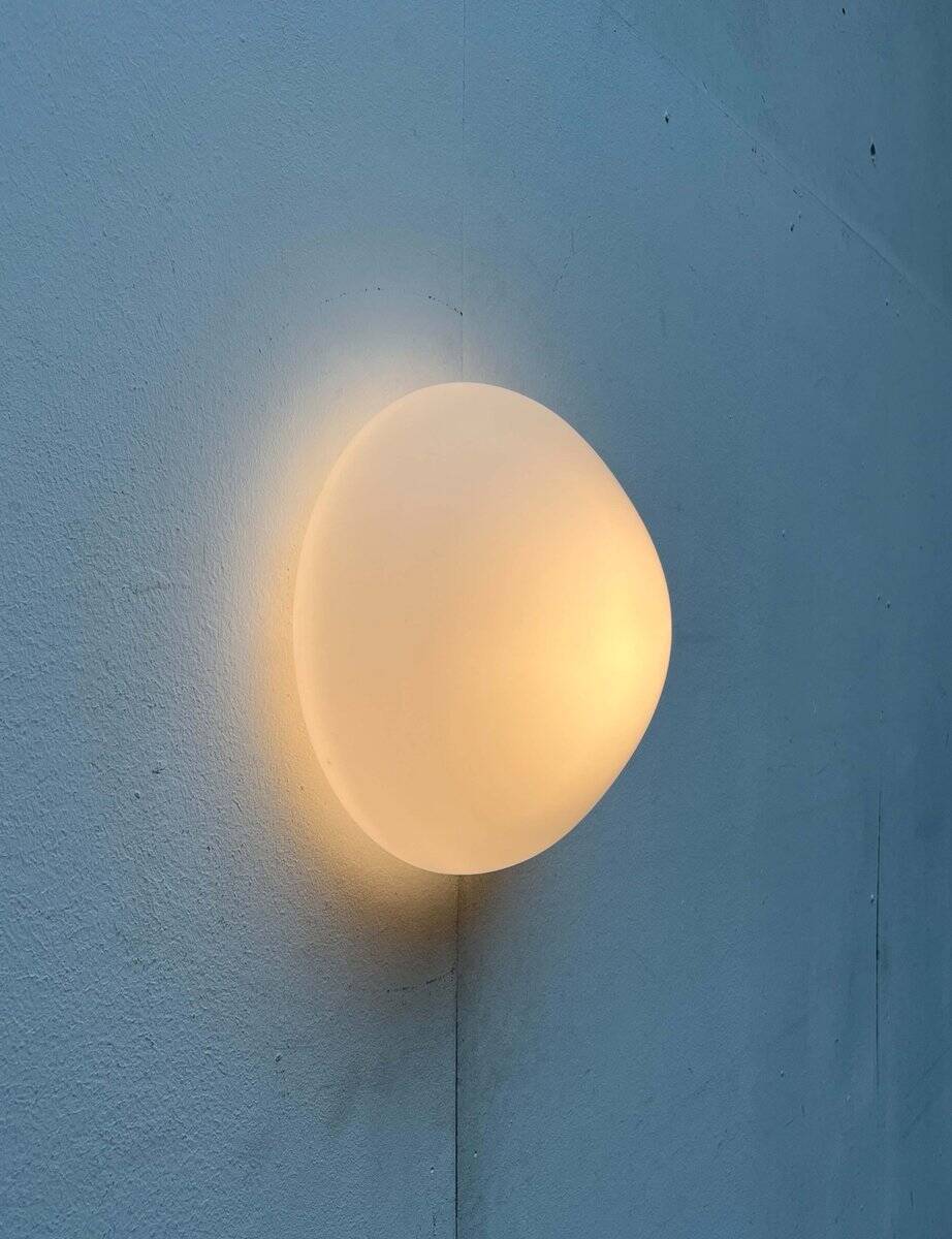 Mid-Century Modern Minimalist Ceiling or Wall Lamp by Wilhelm Wagenfeld for Lindner, Germany, 1950s