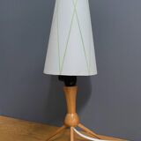 wood smalll table lamp 1960s