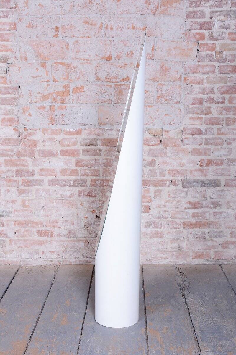 Mid-Century Modern Floor Mirror by Roger Lecal, 1970s