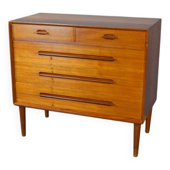 Commode en Teck de Ejvin Johansson Édition Gern Mobelfabrik 1960