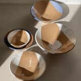 Set of 5 bowls / lemmi sicilian blue white terracotta