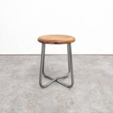 Tubular steel hocker by Karel Ort for Gottwald, 1930s
