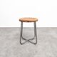Tubular steel hocker by Karel Ort for Gottwald, 1930s