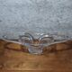 Spectacular centrepiece crystal bowl from Vannes, signed.