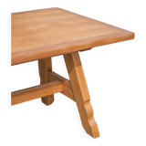 Table de ferme ancienne en bois, table bois, table de salle à manger, brutaliste, chalet, campagne,