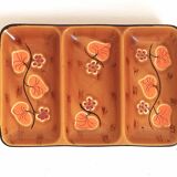 Poët Laval ceramic compartment dish 1960s