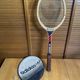 Raquette Tennis Ancienne ADIDAS Ilie Nostase Bois Sport + Housse Vinta