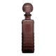 Plum glass bottle