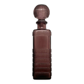 Plum glass bottle
