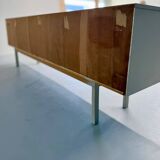 Antique geometric brutalist sideboard design from the 60s Musterring