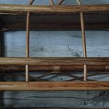 Vintage rattan shelf