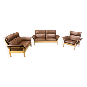 Vintage Scala sofa set by Dreipunkt International, 1970s