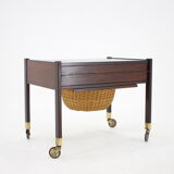 1960s Rosewood Sewing Table , Denmark