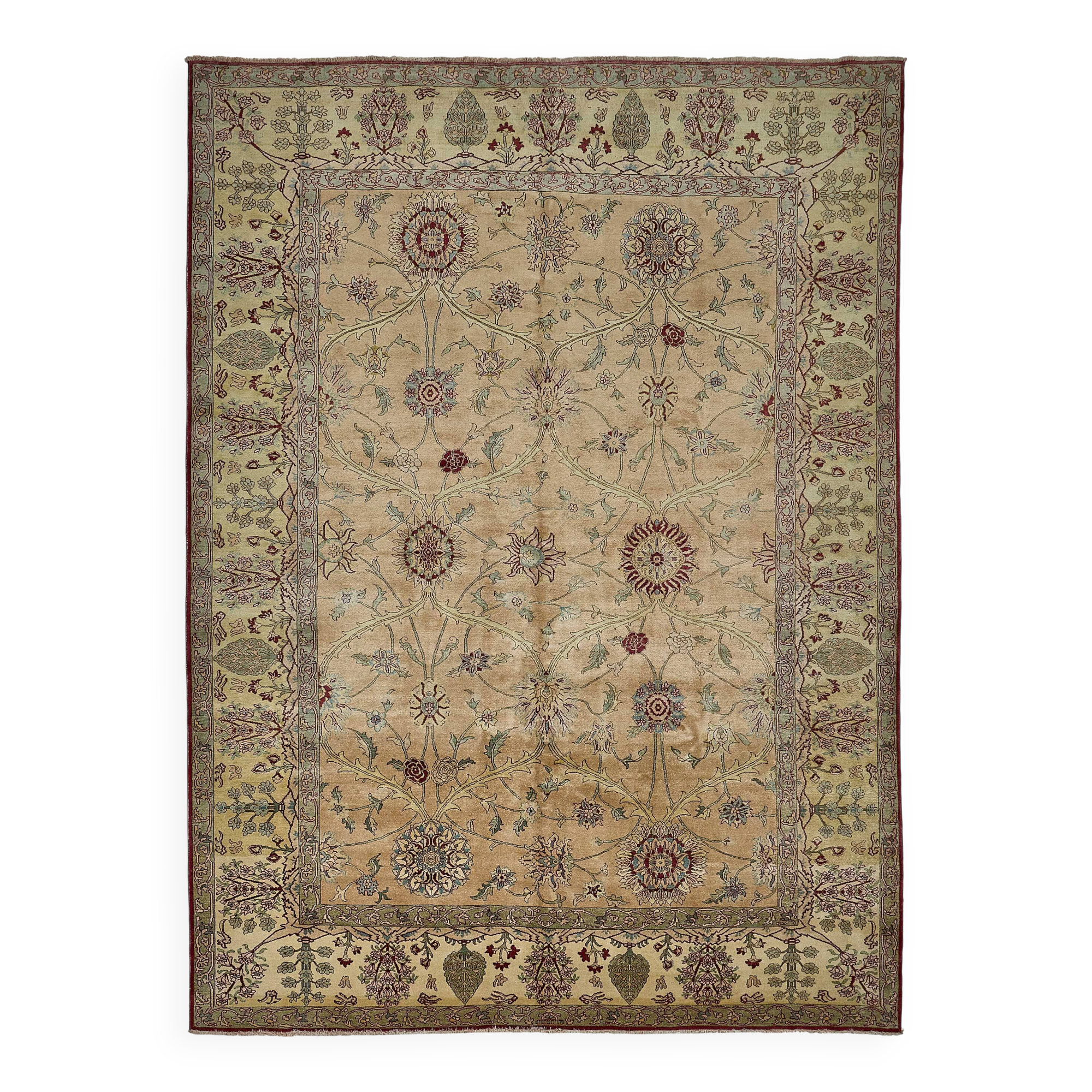 Turkish Handknotted Wool Oushak Rug 301 cm x 404 cm