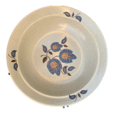 Hollow earthenware dish model sologne st Amand france vintage