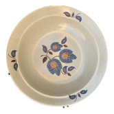 Plat creux en faïence modèle sologne st Amand france vintage