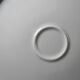 Large serving dish in fine white Limoges porcelain, vintage/antique