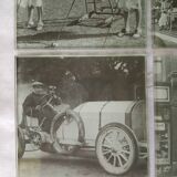 6 sous-verres en verre vintage.